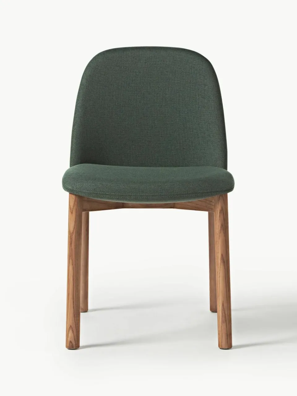 Gestoffeerde stoel Julie van essenhout^Westwing Collection Hot