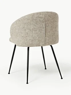 Gestoffeerde stoelen Luisa, 2 stuks^Westwing Collection Online