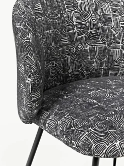 Gestoffeerde stoelen Luisa, 2 stuks^Westwing Collection Outlet