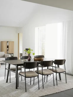 Gestoffeerde stoelen Maymont van eikenhout, 2 stuks^Rowico Fashion