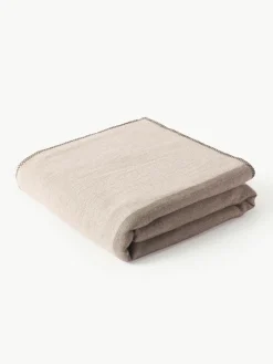 Gestreept wollen plaid Ivory^Westwing Collection Clearance