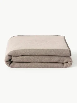 Gestreept wollen plaid Ivory^Westwing Collection Clearance
