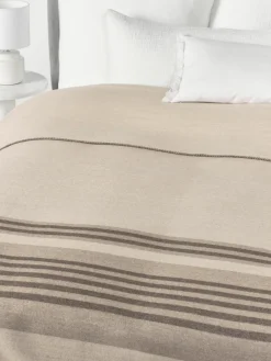Gestreept wollen plaid Ivory^Westwing Collection Clearance