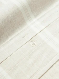 Gestreepte flanellen kussenhoes Belinda^Westwing Collection Clearance