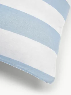 Gestreepte katoenen omkeerbare kussenhoes Lorena^Westwing Collection Online