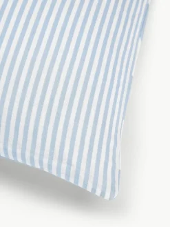 Gestreepte katoenen omkeerbare kussenhoes Lorena^Westwing Collection Online