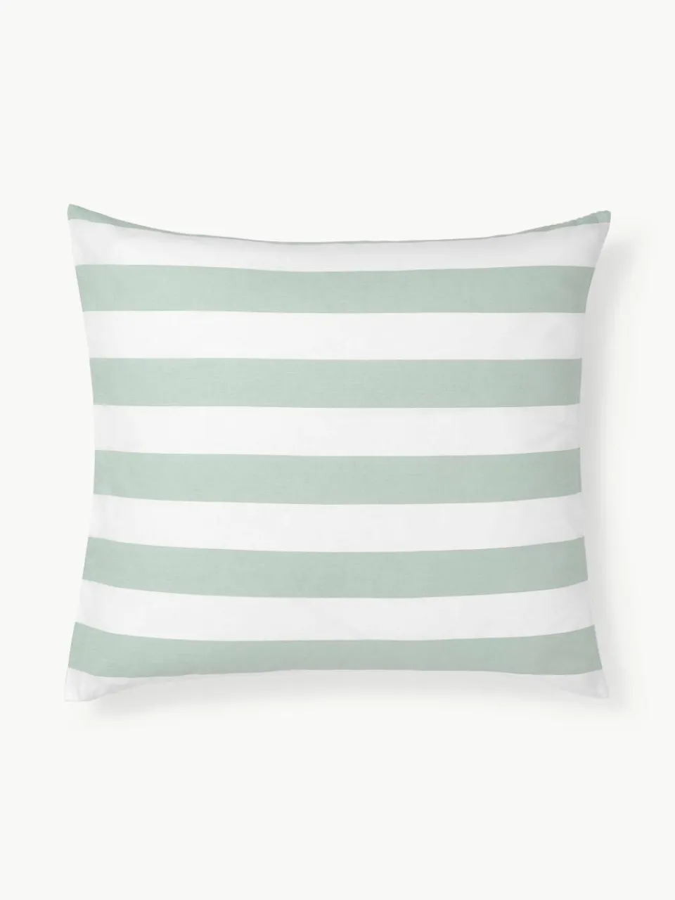 Gestreepte katoenen omkeerbare kussenhoes Lorena^Westwing Collection Online
