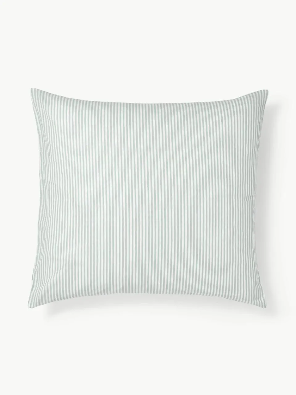 Gestreepte katoenen omkeerbare kussenhoes Lorena^Westwing Collection Online