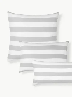 Gestreepte katoenen omkeerbare kussenhoes Lorena^Westwing Collection Fashion