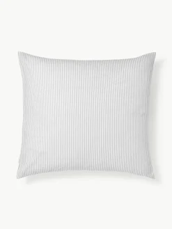 Gestreepte katoenen omkeerbare kussenhoes Lorena^Westwing Collection Fashion
