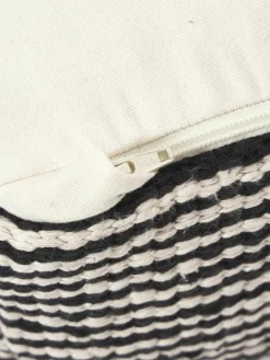 Gestreepte katoenen vloerkussen Carmelo^Westwing Collection New