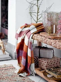 Gestreepte plaid Lucilla^Bloomingville Outlet