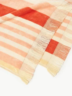 Gestreepte strandlaken Miri met franjes^Westwing Collection Clearance