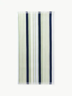 Gestreepte strandlaken Miri met franjes^Westwing Collection Hot