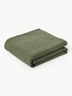 Gestructureerde katoenen bedsprei Panra^Westwing Collection Best