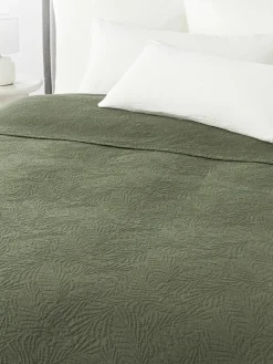 Gestructureerde katoenen bedsprei Panra^Westwing Collection Best