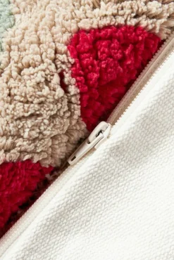 Getufte dubbelzijdige kussenhoes Nathaniel met winters motief^Westwing Collection Fashion