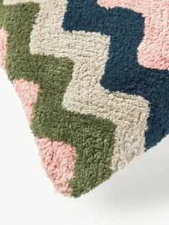 Getufte dubbelzijdige kussenhoes Nathaniel met winters motief^Westwing Collection Clearance