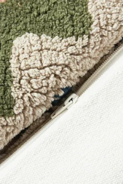 Getufte dubbelzijdige kussenhoes Nathaniel met winters motief^Westwing Collection Clearance