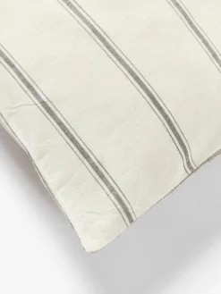Gewassen katoenen kussenhoes Caspian met strepen^Westwing Collection Hot