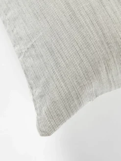 Gewassen katoenen kussenhoes Caspian met strepen^Westwing Collection Hot