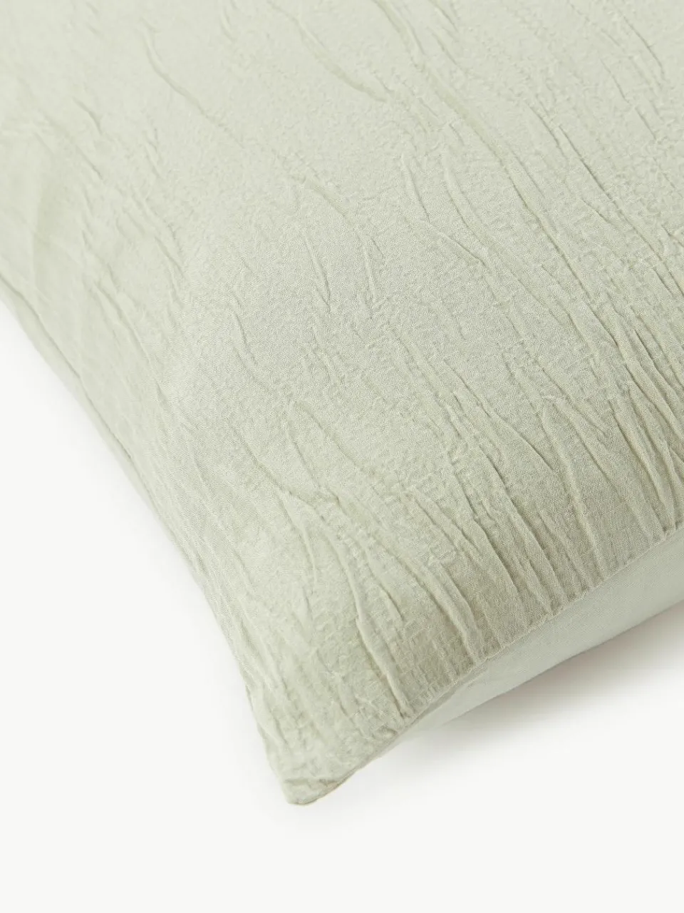 Gewassen katoenen perkal dekbedovertrek Leonora^Westwing Collection Outlet