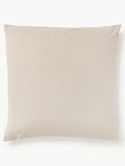 Gewassen katoenen perkal kussensloop Leonora^Westwing Collection Outlet