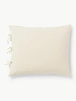 Gewassen katoenen perkal kussensloop Leonie^Westwing Collection Online