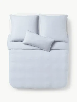 Gewassen linnen dekbedovertrek Airy^Westwing Collection Hot