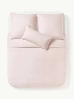 Gewassen linnen dekbedovertrek Airy^Westwing Collection New