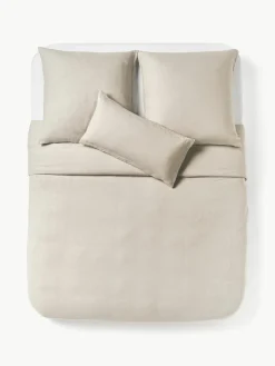 Gewassen linnen dekbedovertrek Airy^Westwing Collection Best