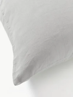 Gewassen linnen dekbedovertrek Airy^Westwing Collection Outlet