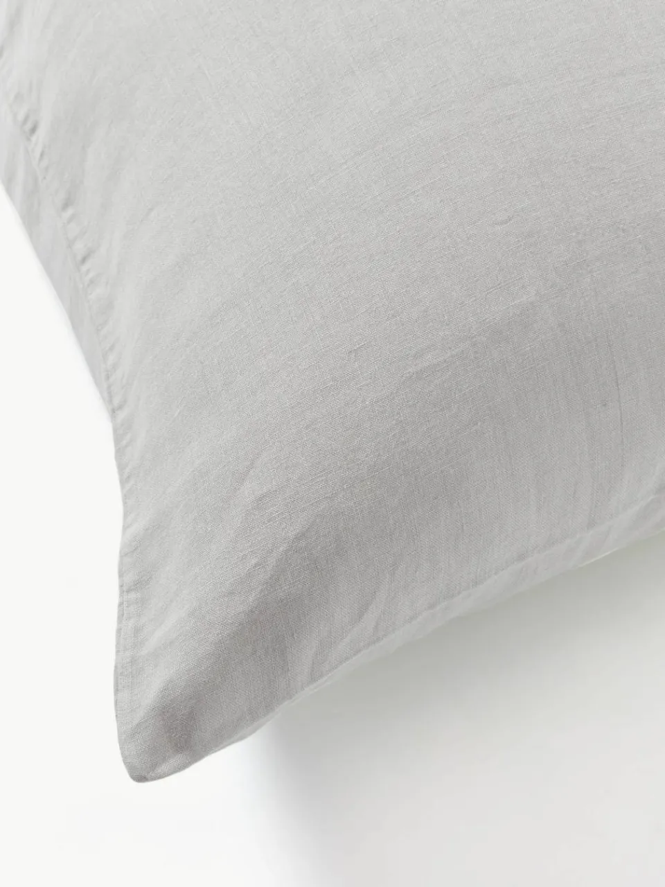 Gewassen linnen dekbedovertrek Airy^Westwing Collection Outlet
