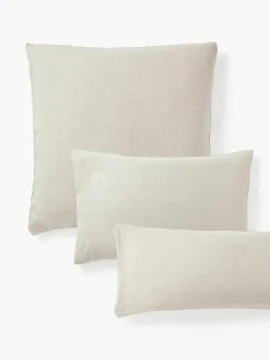 Gewassen linnen kussenhoes Airy^Westwing Collection Fashion
