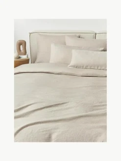 Gewassen linnen kussenhoes Airy^Westwing Collection Fashion