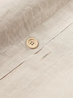 Gewassen linnen kussenhoes Airy^Westwing Collection Fashion