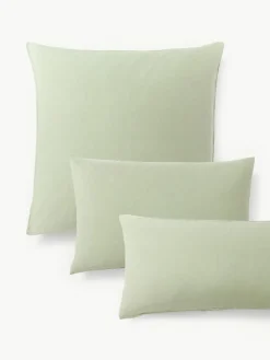 Gewassen linnen kussenhoes Airy^Westwing Collection Best