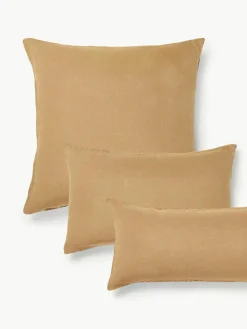 Gewassen linnen kussenhoes Airy^Westwing Collection Hot