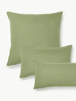 Gewassen linnen kussenhoes Airy^Westwing Collection Clearance