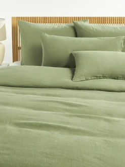 Gewassen linnen kussenhoes Airy^Westwing Collection Clearance