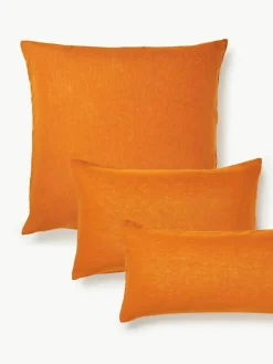 Gewassen linnen kussenhoes Airy^Westwing Collection Online