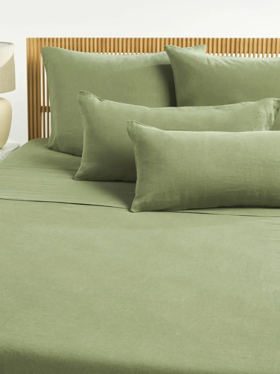 Gewassen linnen laken Airy^Westwing Collection Online