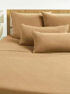 Gewassen linnen laken Airy^Westwing Collection Fashion