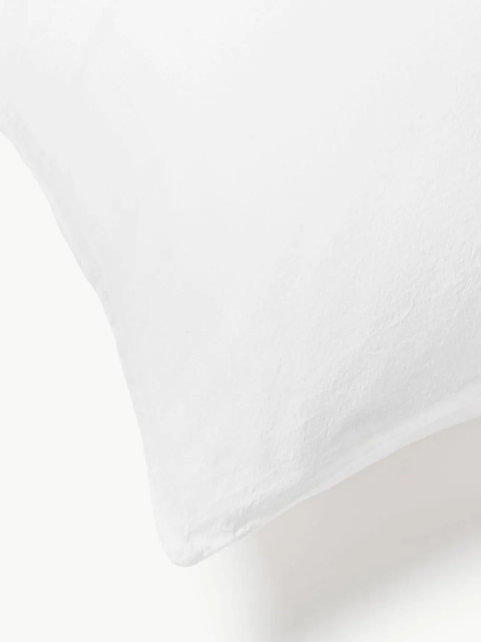 Gewassen perkal katoenen dekbedovertrek Leonie^Westwing Collection Outlet