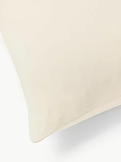 Gewassen perkal katoenen dekbedovertrek Leonie^Westwing Collection Clearance