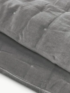 Gewatteerde bedsprei Cheryl van fluweel^Westwing Collection Online