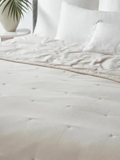 Gewatteerde bedsprei Lenore van katoen^Westwing Collection Sale