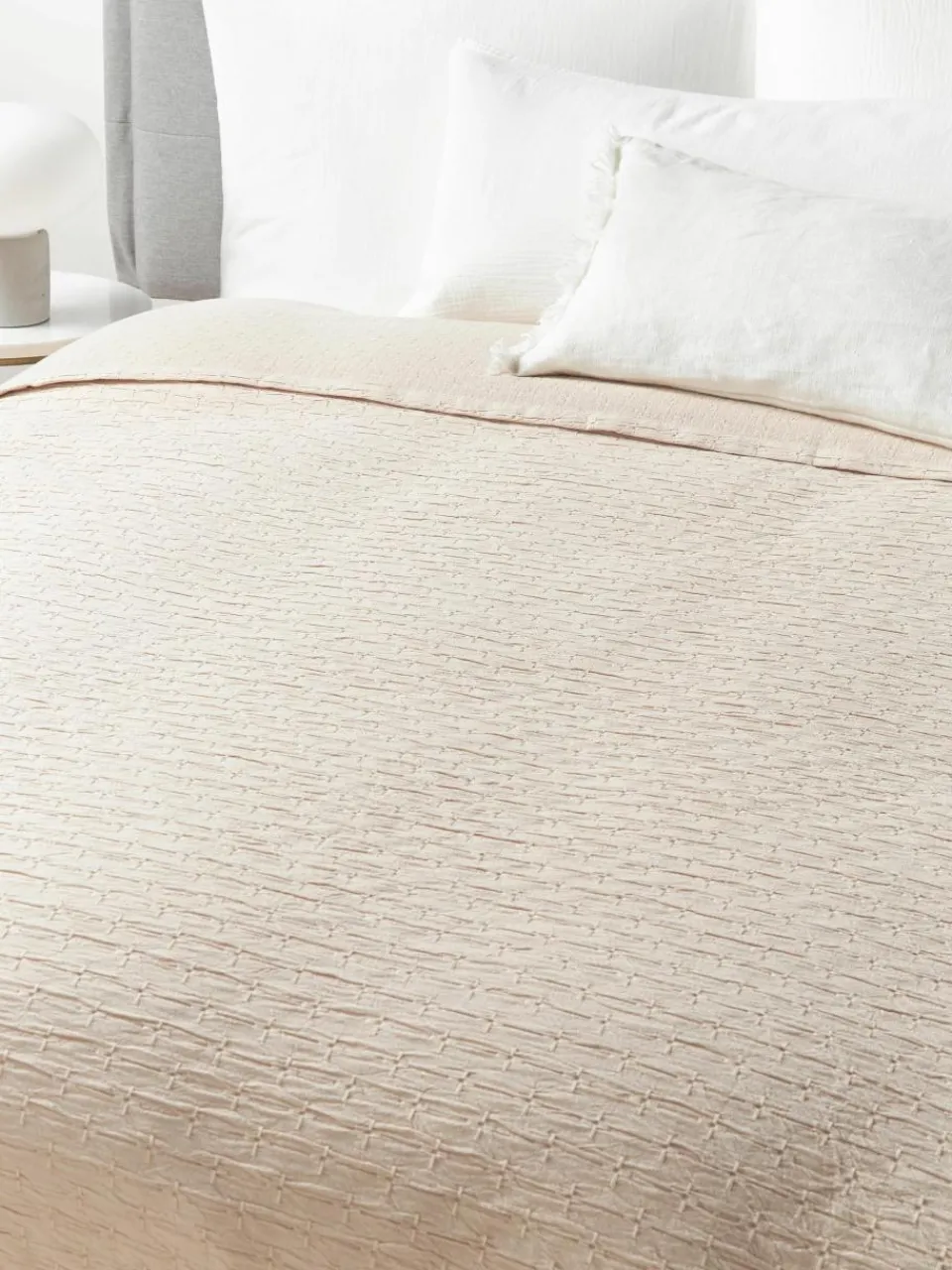Gewatteerde bedsprei Mallon van katoen^Westwing Collection Discount