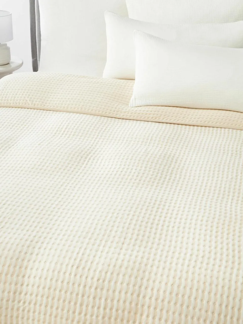 Gewatteerde bedsprei Nivia van katoen^Westwing Collection Online