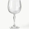 Gin glazen America's Cocktail met groefstructuur, 4 stuks^Westwing Best